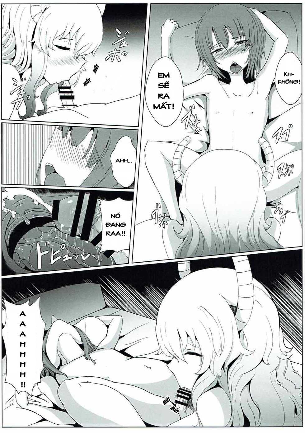 (C92) [Saketanuki no Kakushigura (Saketanuki)] Shouta-kun-chi no Sukebe Dragon (Kobayashi-san-chi no Maid Dragon) [Vietnamese Tiếng Việt] [Demon Victory Team] - Page 9