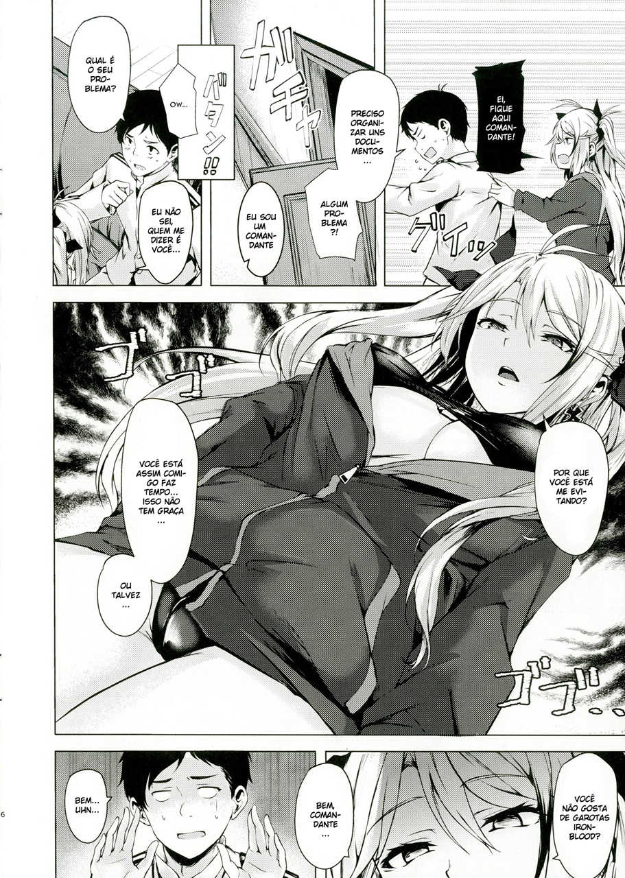 [Echizen Bugyousho (Aramaki Echizen)] Motto yo, Shikikan-sama. (Azur Lane) [Portuguese-BR] [DiegoVPR] [Digital] - Page 7