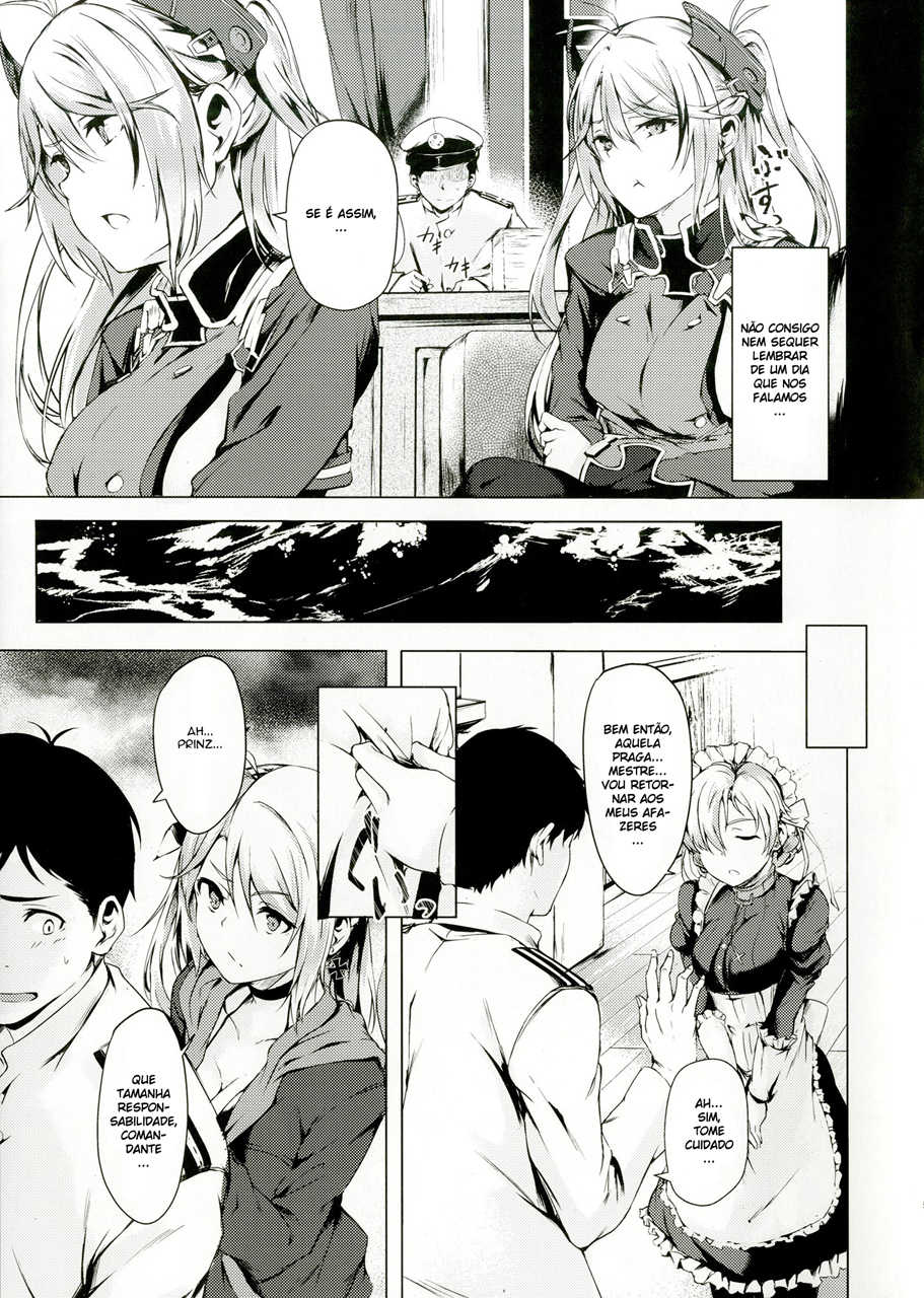 [Echizen Bugyousho (Aramaki Echizen)] Motto yo, Shikikan-sama. (Azur Lane) [Portuguese-BR] [DiegoVPR] [Digital] - Page 8