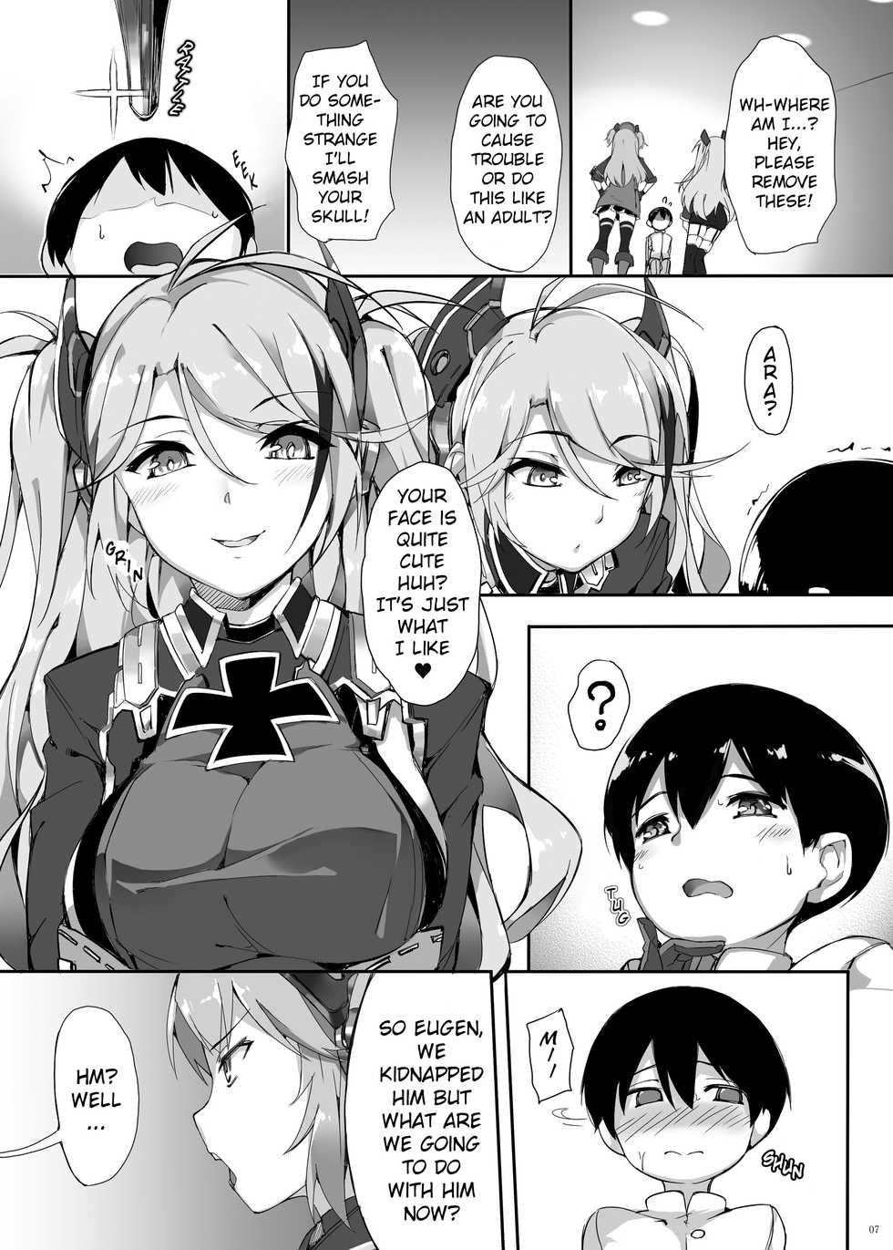 [Salt choc (Naha 78)] Hipper Shimai no Shota Sakusei Jinmon (Azur Lane) [English] [Mysfruarna] [Digital] - Page 7