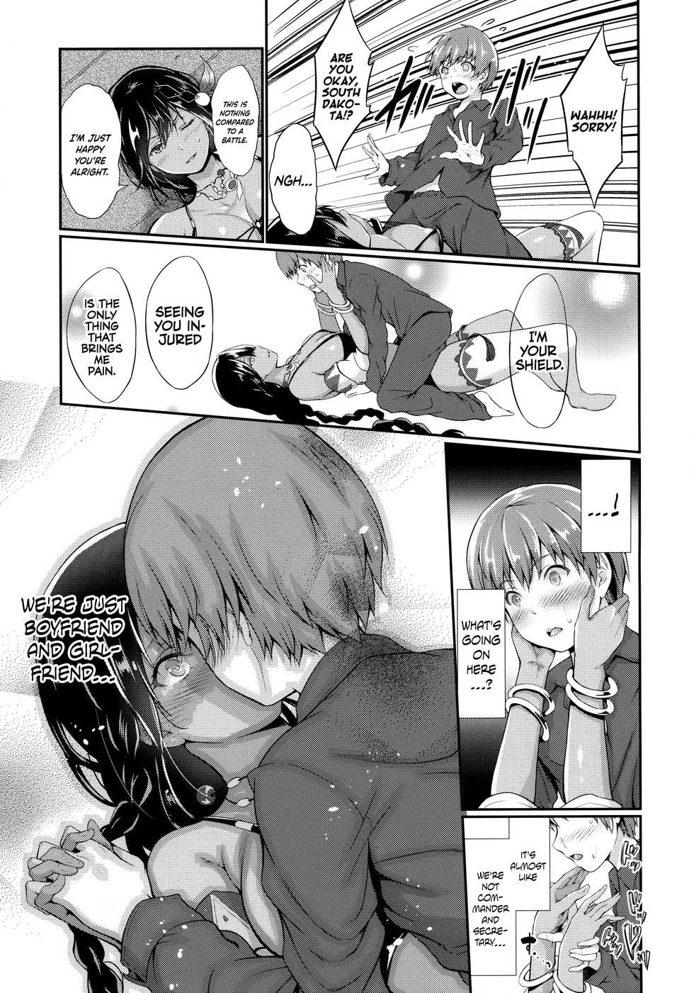 (COMIC1☆13) [Egonokatamari (Kimura Neito)] South Dakota to Shota Shikikan | South Dakota and the Boy Commander (Azur Lane) [English] - Page 8