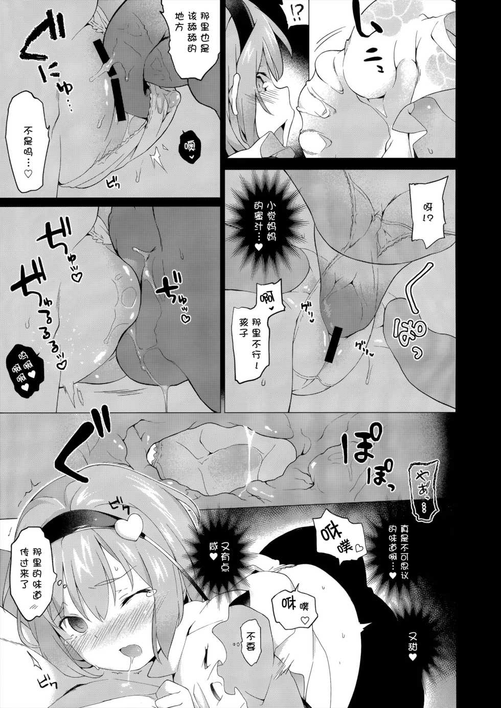 (Reitaisai 13) [IRIOMOTE (Saryuu)] Satorisugi! (Touhou Project) [Chinese] [靴下汉化组] - Page 15