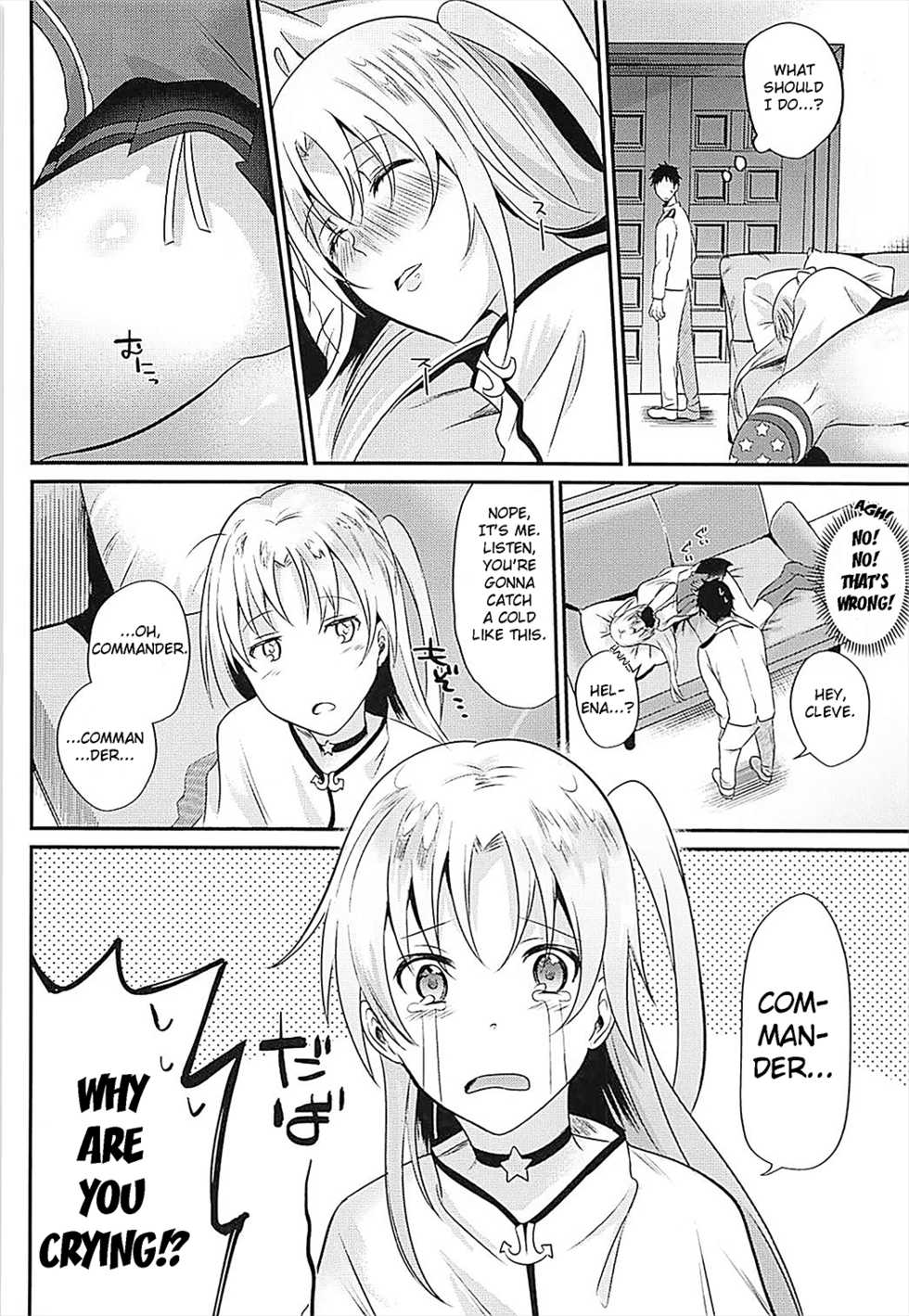 (COMIC1☆13) [latelate (Chikubai)] Cleveland to Yoidore Ecchi | Drunk Sex with Cleveland (Azur Lane) [English] - Page 5