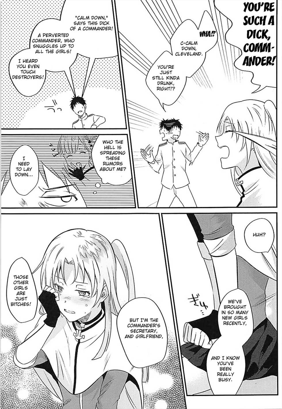 (COMIC1☆13) [latelate (Chikubai)] Cleveland to Yoidore Ecchi | Drunk Sex with Cleveland (Azur Lane) [English] - Page 6