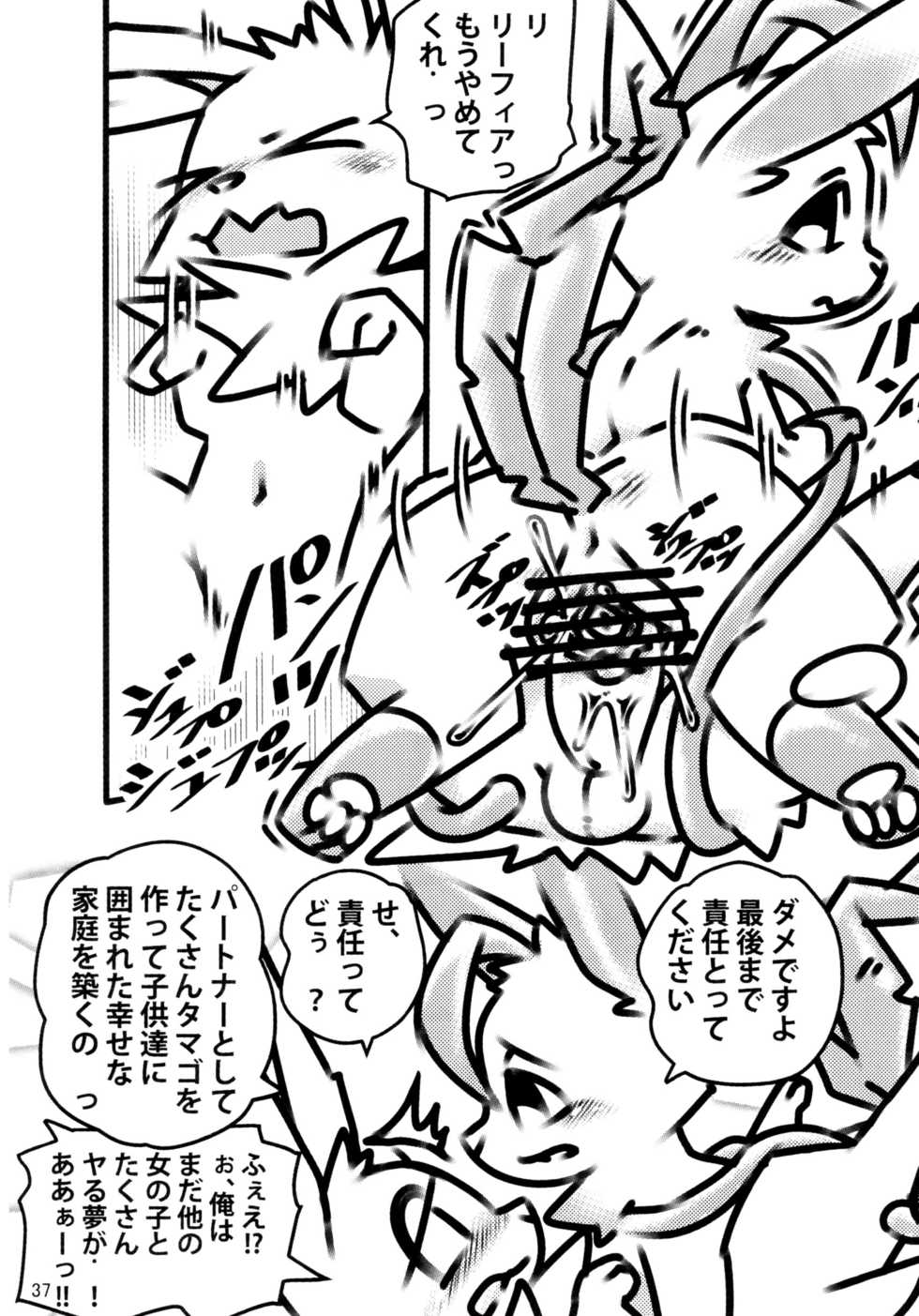 (C91) [BEart (Various)] EeveeROlution 2 (Pokémon) - Page 37