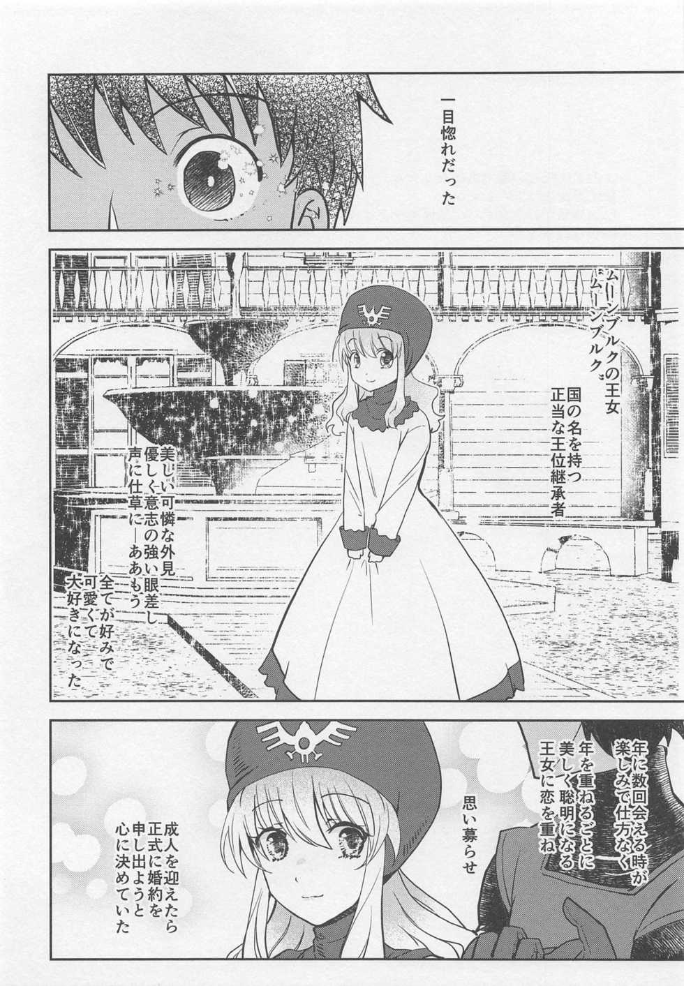 (C94) [Soyoking (Soyoki)] Moonbrooke Oujo to Maryoku Kyoukyuu (Dragon Quest II) - Page 3