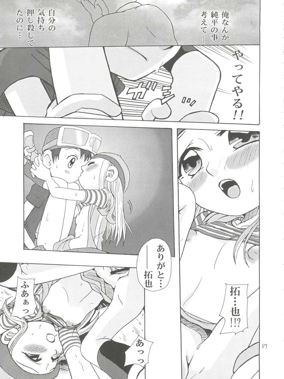 (C62) [Studio Tar (Kyouichirou, Shamon)] Izumin (Digimon Frontier) - Page 37