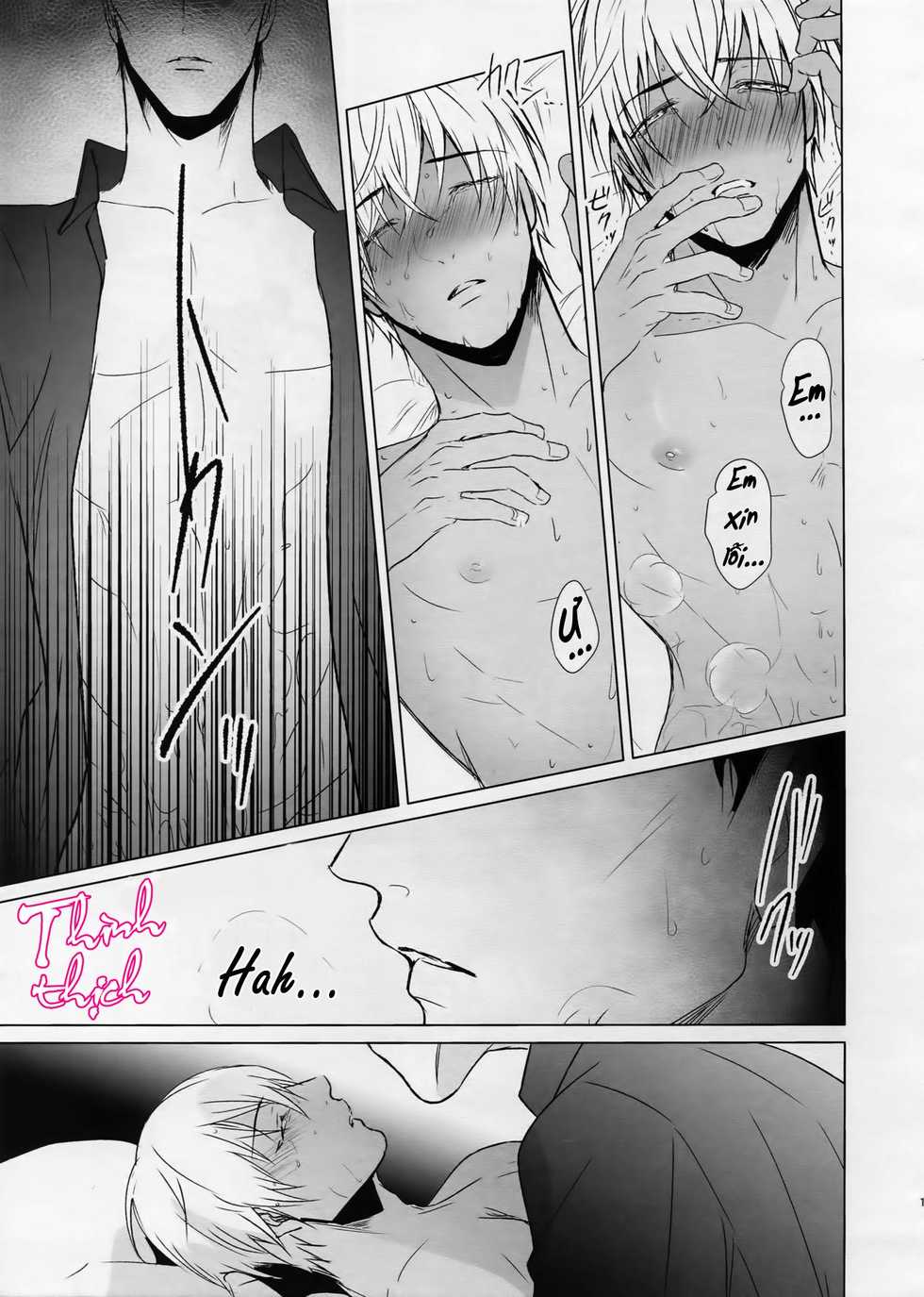(Love Forgiven) [KUROQUIS (Kuro)] conc.zero (Meitantei Conan) [Vietnamese Tiếng Việt] [Duy Goby] - Page 31