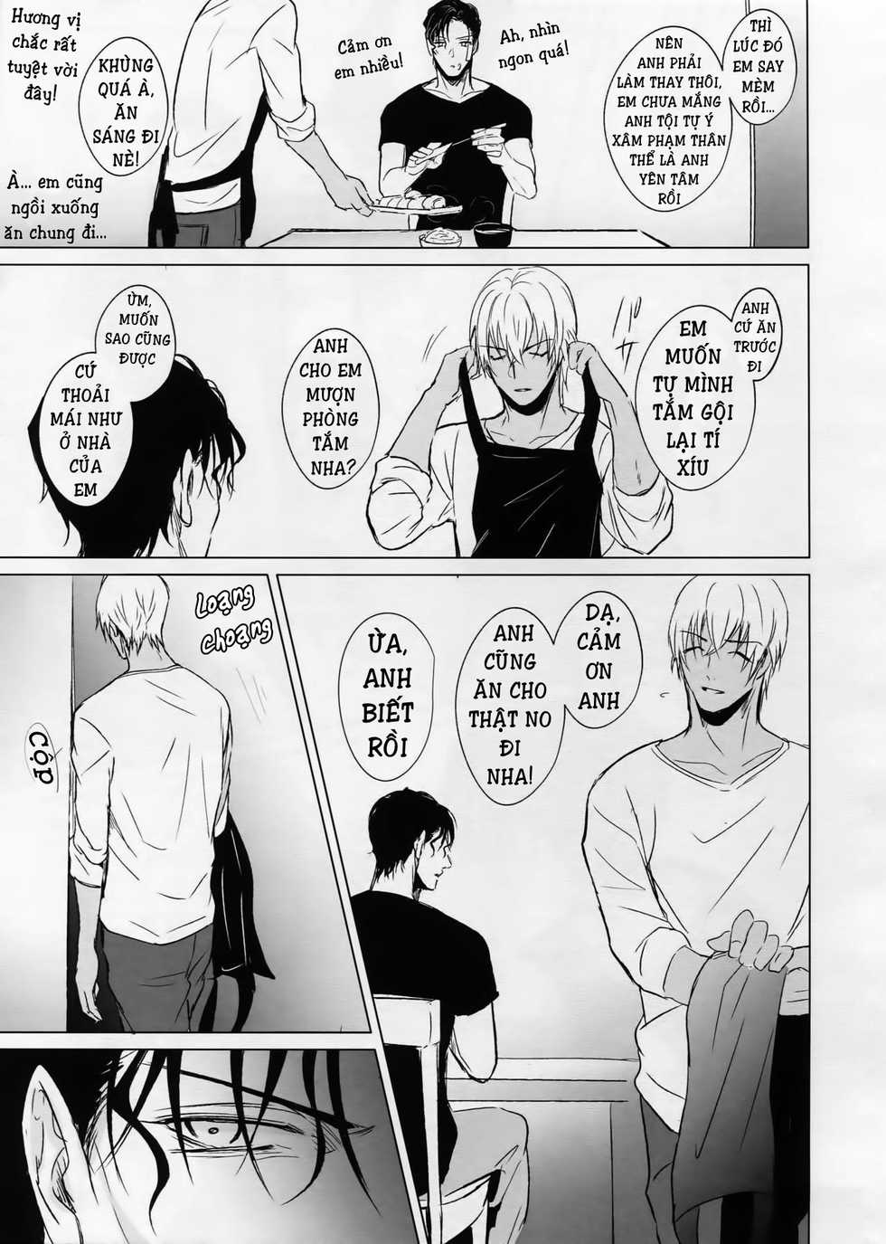 (Love Forgiven) [KUROQUIS (Kuro)] conc.zero (Meitantei Conan) [Vietnamese Tiếng Việt] [Duy Goby] - Page 39