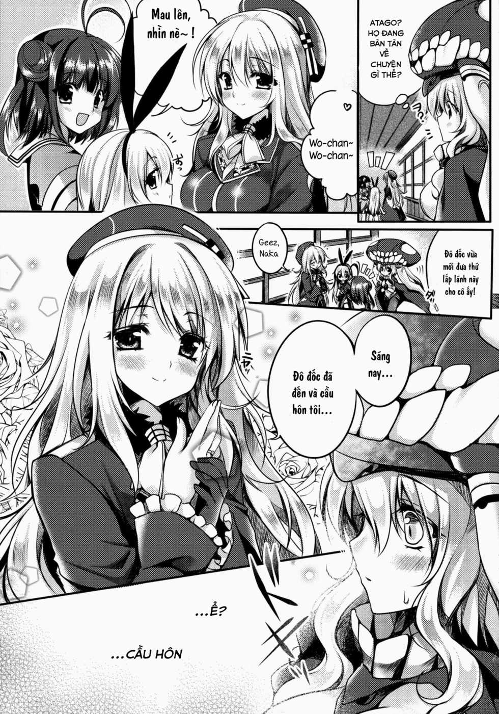 (COMIC1☆8) [Wish ~Kibou no Tsubasa~ (Sakurano Ru)] Sa.yo.na.ra - Shinkai no Ningyohime (Kantai Collection -KanColle-) [Vietnamese Tiếng Việt] [Góc Hentai] - Page 22