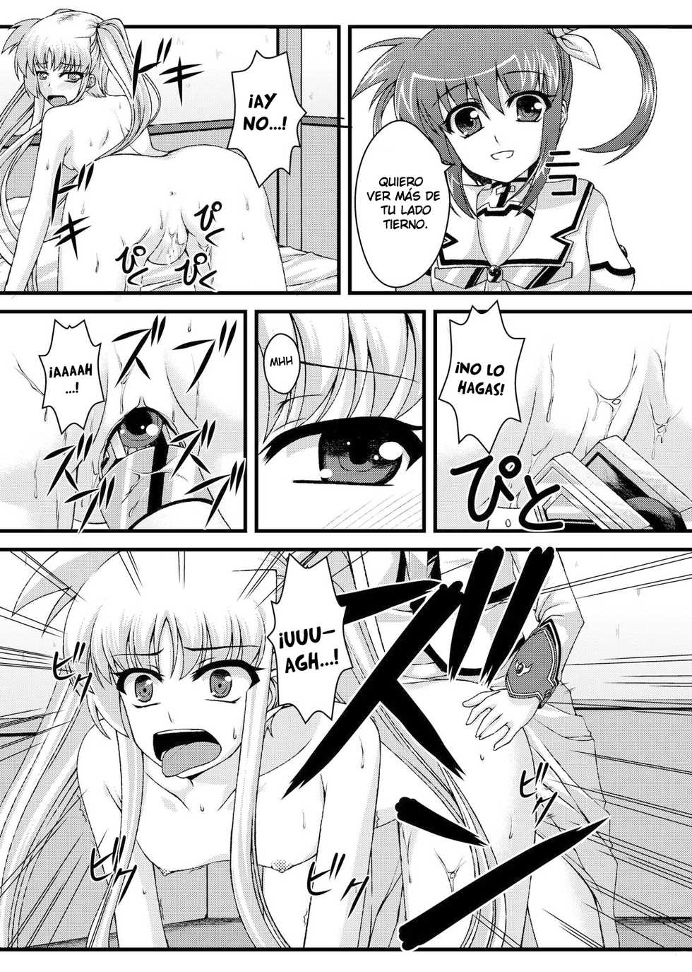 [Ichigo Batake (Aoi Itigo)] Mousou Daisuki Fate-Chan (Mahou Shoujo Lyrical Nanoha) [Spanish] [Biblioteca Yuri HHH] [Digital] - Page 14