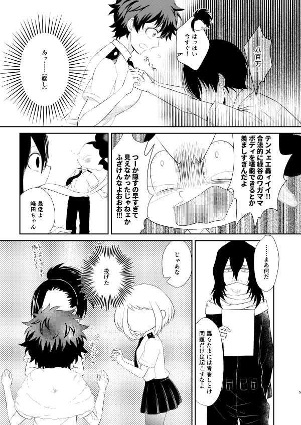 (Mi-tsukiu] Todoroki Izuru ♀ shinkan sanpuru (Boku no Hero Academia)sample - Page 4