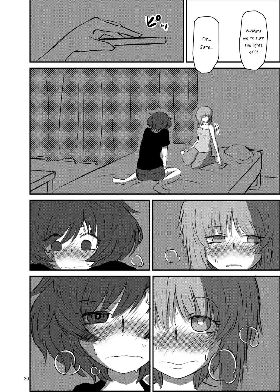 (Panzer Vor! 15) [Ooarai Nourakudou (Noumen)] Bouhatei wa Takaku Moroi | The Higher the Breakwater, the Quicker It Is to Crumble (Girls und Panzer) [English] [Yuri-ism] - Page 20