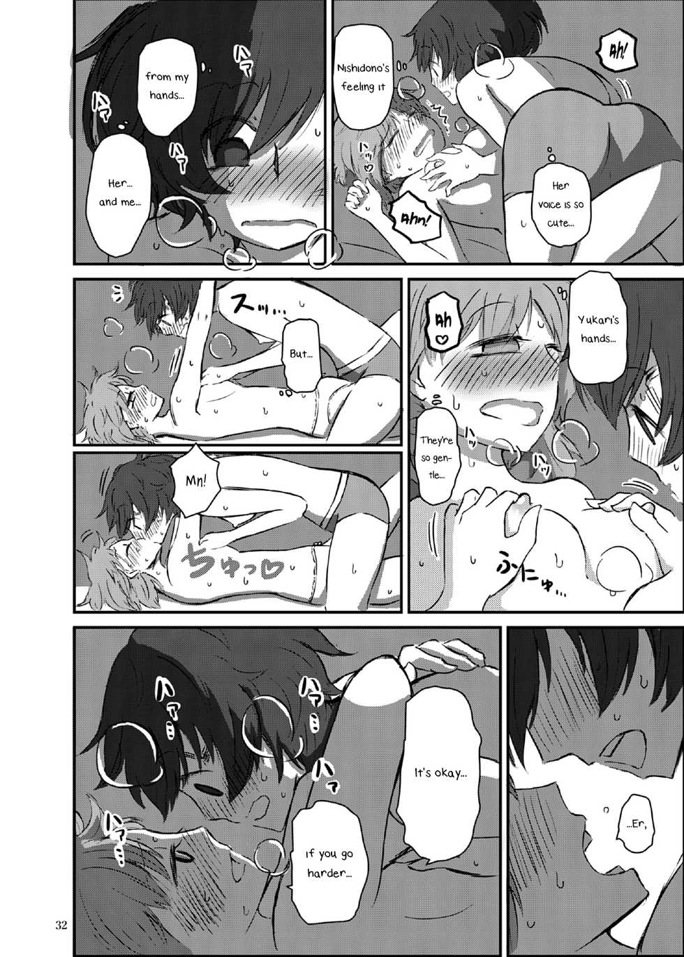 (Panzer Vor! 15) [Ooarai Nourakudou (Noumen)] Bouhatei wa Takaku Moroi | The Higher the Breakwater, the Quicker It Is to Crumble (Girls und Panzer) [English] [Yuri-ism] - Page 32