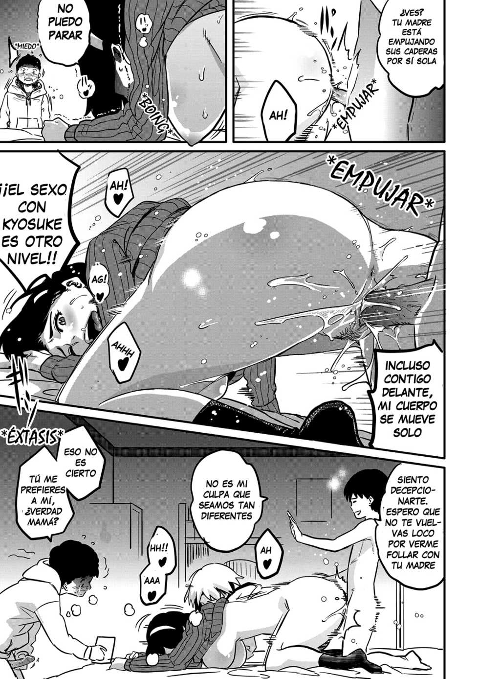 [Hana Hook] Haha to Ikemen x Boku to Zurineta (Comic Magnum Vol. 34) [Spanish] [Decensored] [arKram] - Page 21