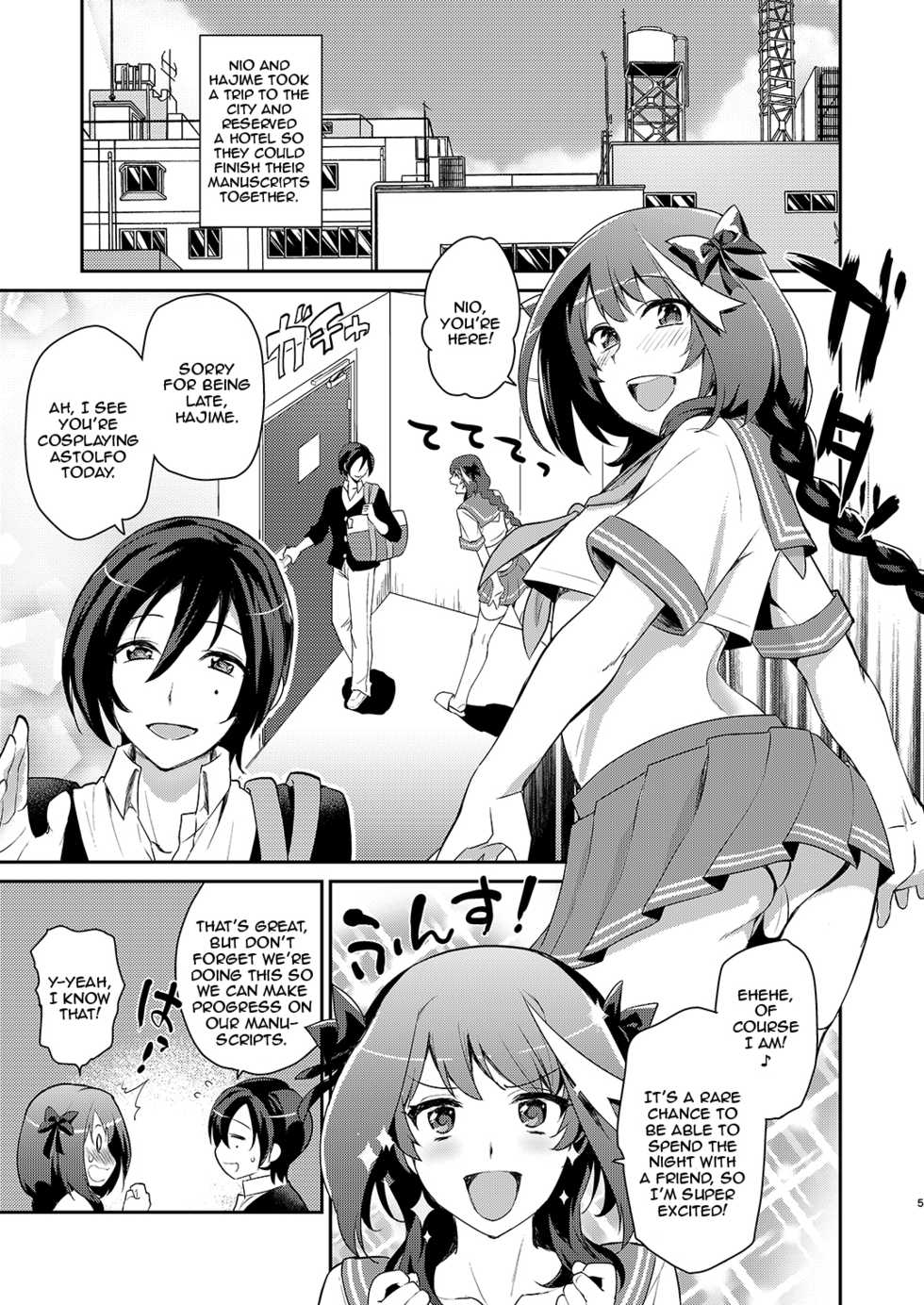 [Kitsune (Tachikawa Negoro)] Otokonoko Sakka ga Genkou Gasshuku o Kaisai Shitara! (Kantai Collection -KanColle-) [English] [Zero Translations] [Digital] - Page 4