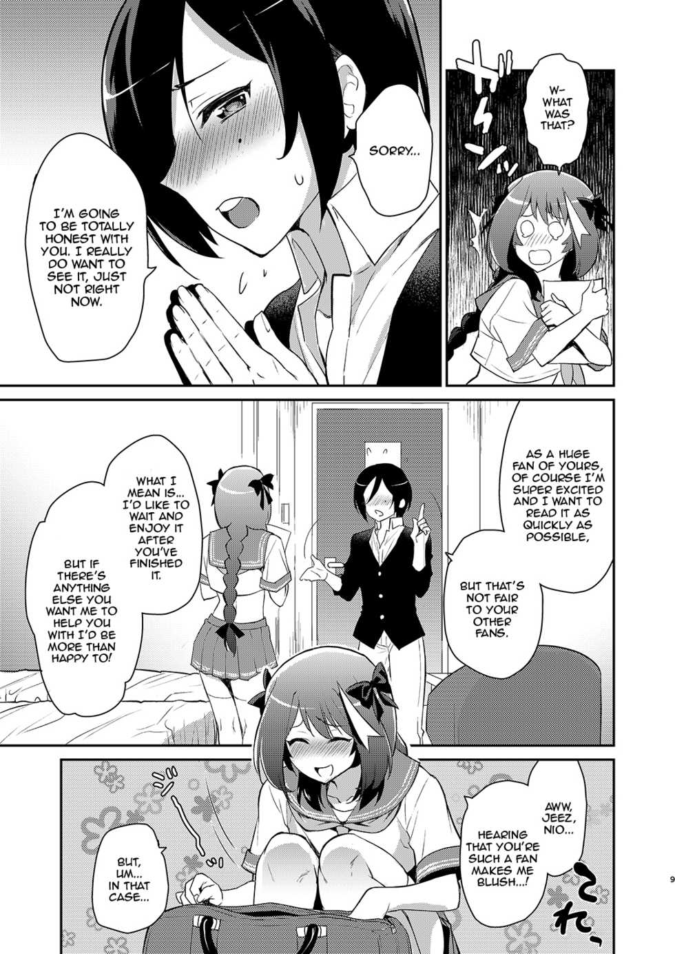 [Kitsune (Tachikawa Negoro)] Otokonoko Sakka ga Genkou Gasshuku o Kaisai Shitara! (Kantai Collection -KanColle-) [English] [Zero Translations] [Digital] - Page 8