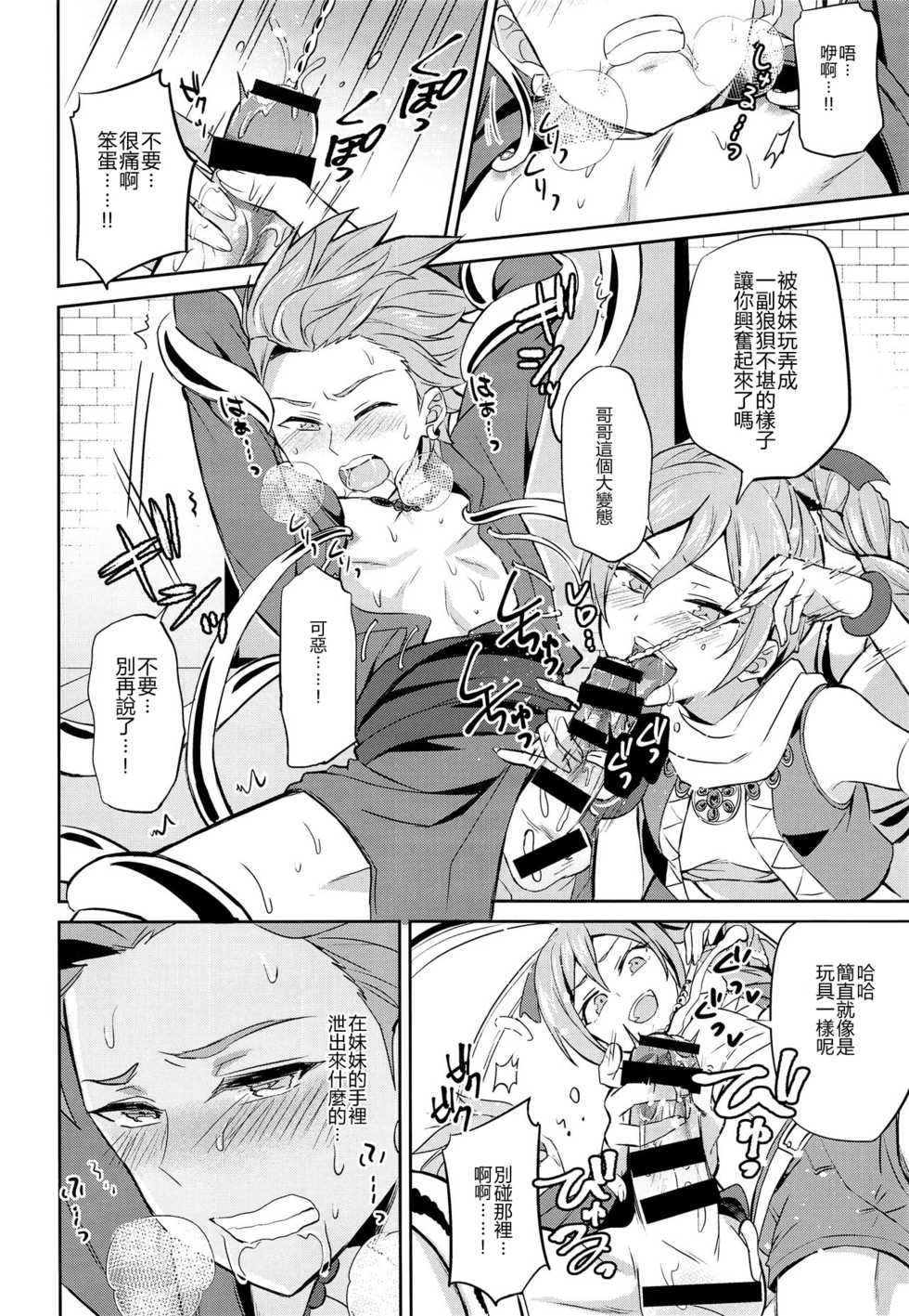 (C93) [Usamimi Syndrome (Erutasuku)] Ore dake no kuso Aniki (Dragon Quest XI) [Chinese] - Page 13