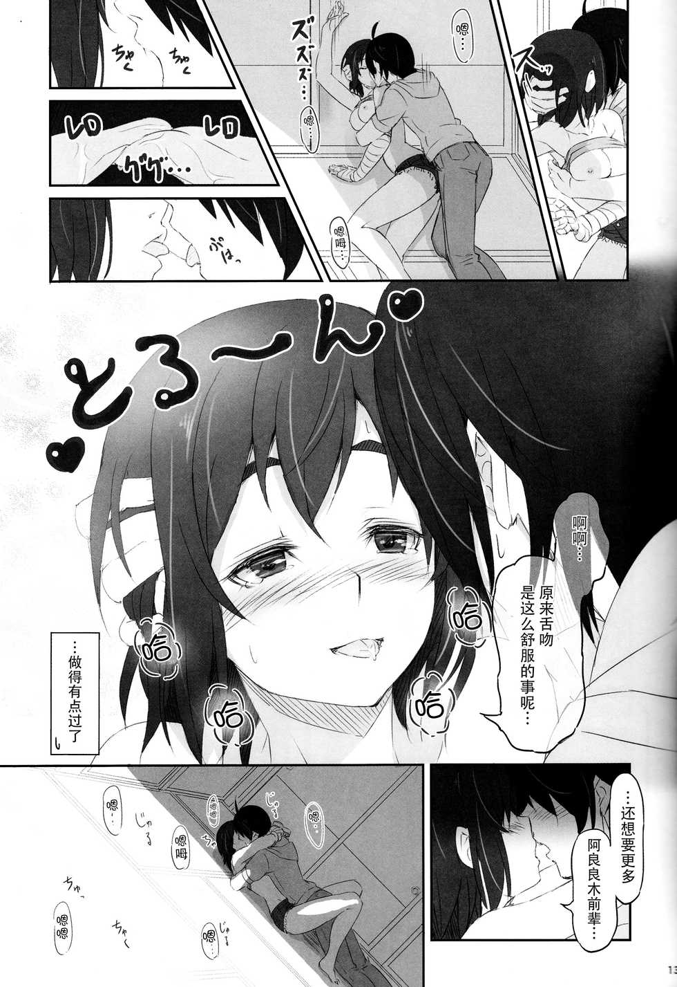 (C86) [Dasaku-ya (Izumi) Kobo (Piro)] Suruga Test (Bakemonogatari) [Chinese] [脸肿汉化组] - Page 15