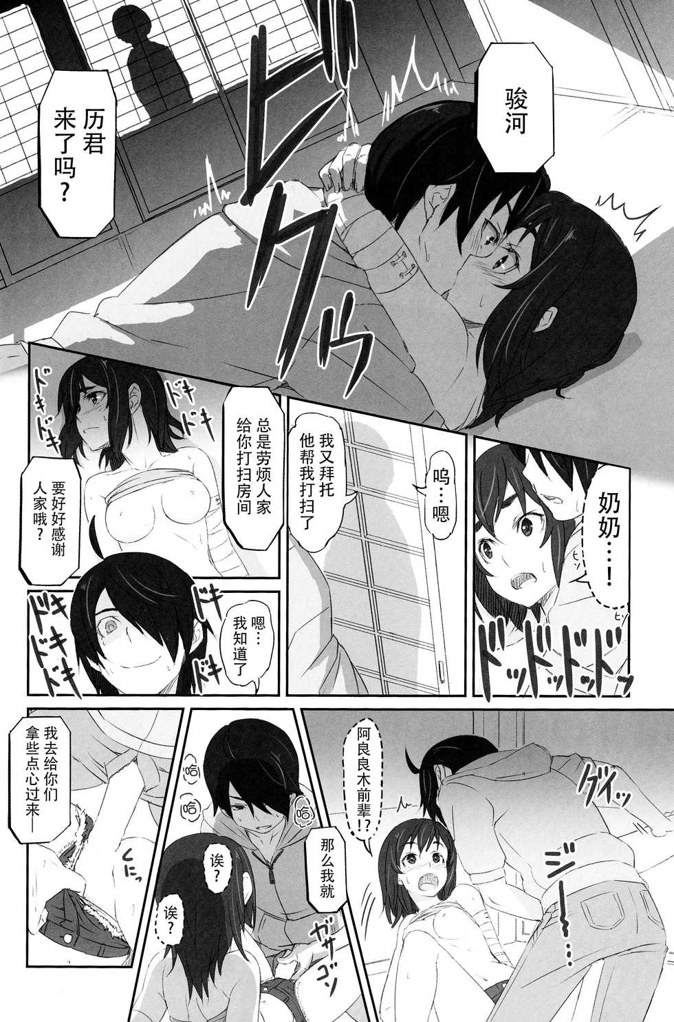 (C86) [Dasaku-ya (Izumi) Kobo (Piro)] Suruga Test (Bakemonogatari) [Chinese] [脸肿汉化组] - Page 16