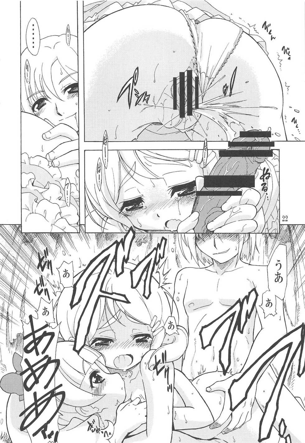 (COMIC1☆14) [Ogagaga-sou (Ogata Gatarou)] Otsukiai de wa Nai no desu! (Hugtto! PreCure) - Page 21