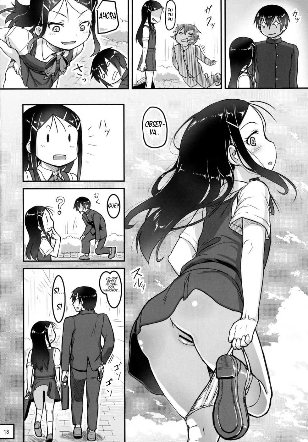 (C88) [Kuromahou Kenkyuujo (Nukaji)] SheStar! Imouto ga Kawaikatta node Karada o Notto tte Jii shitemita Kekka (Charlotte) [Spanish] [Santi-Sama] [Dr.arevix] - Page 20