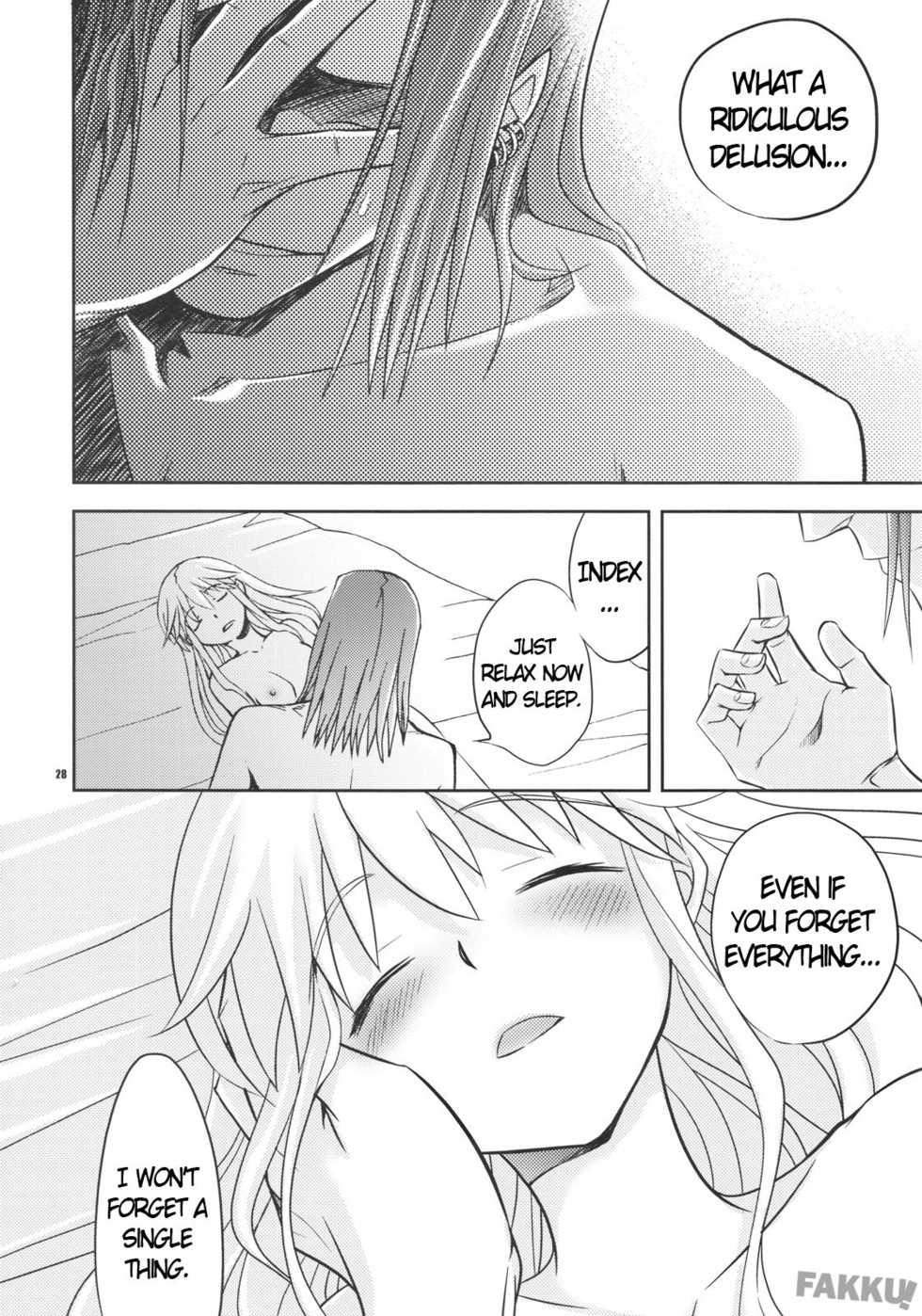 (C75) [Crazy9 (Ichitaka)] Saigo no Yoru ni (To Aru Majutsu no Index) [English] - Page 27