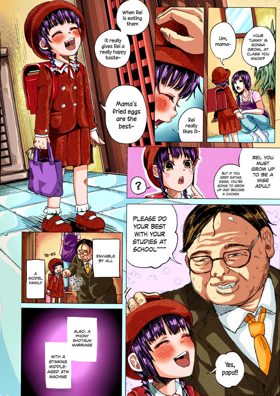 [Shiruka Bakaudon] Kin no Tamago de Oyakodon | Oyakodon Made With a Golden Egg (COMIC Mate legend Vol.1 2015-02) [English] [Colorized] - Page 2