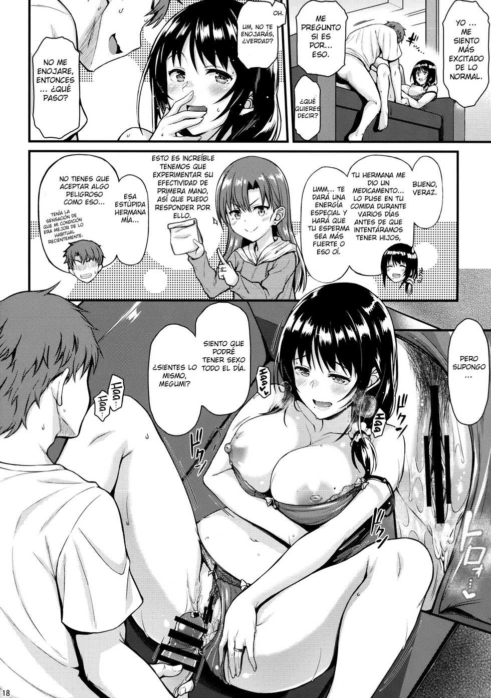 (COMIC1☆13) [Tonpuuratei (Saemon)] Megumi-san to Kozukuri Ecchi |  Haciendo un Bebe con Megumi [Spanish] [JhonHengontai94] - Page 17