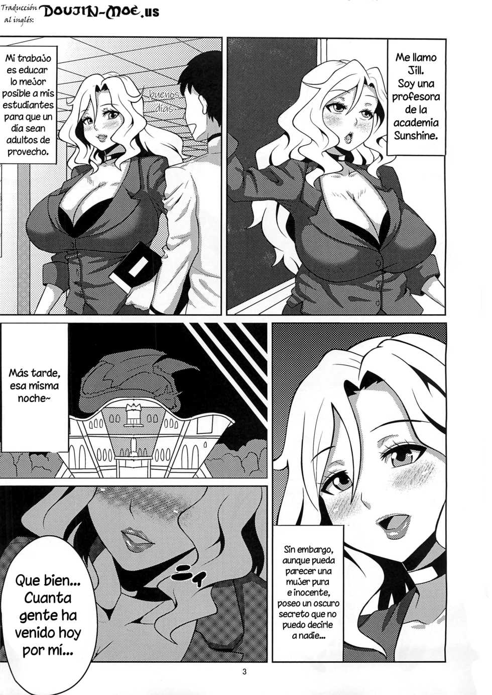 (C81) [Amarini Senpaku! (Yokkora)] Ikenai Jill-Sensei | No debería hacerlo profesora Jill (Jewelpet Sunshine) [Spanish] [Solarismaximum] - Page 2