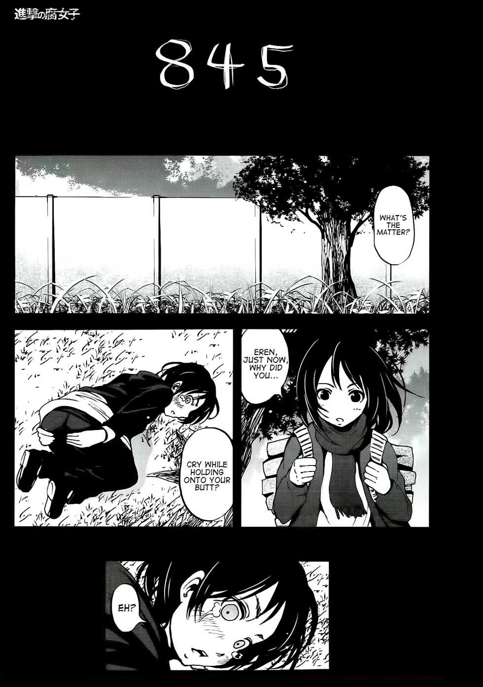 (C84) [Mokusei Zaijuu] Shingeki no Fujoshi | Attack on Fujoshi (Shingeki no Kyojin) [English] - Page 22