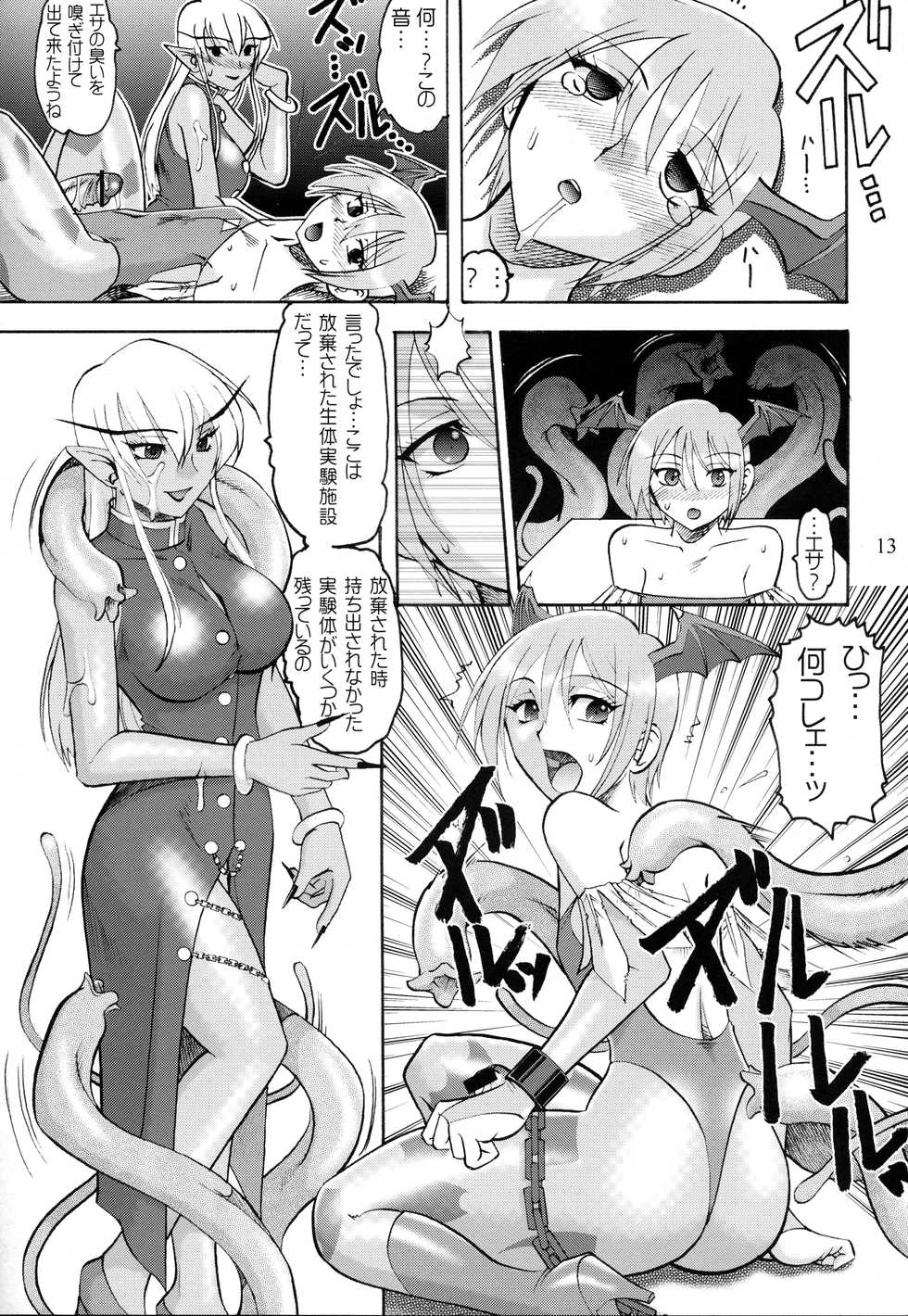 (C70) [SEMEDAIN G (Mokkouyou Bond)] SEMEDAIN G WORKS Vol. 28 - Ichinana (Darkstalkers) - Page 12