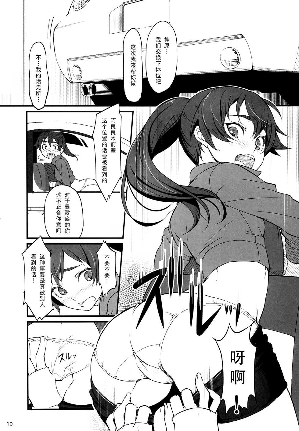 (C87) [Dasaku-ya (Izumi) Kobo (Piro)] Suruga Drive (Bakemonogatari) [Chinese] [脸肿汉化组] - Page 12