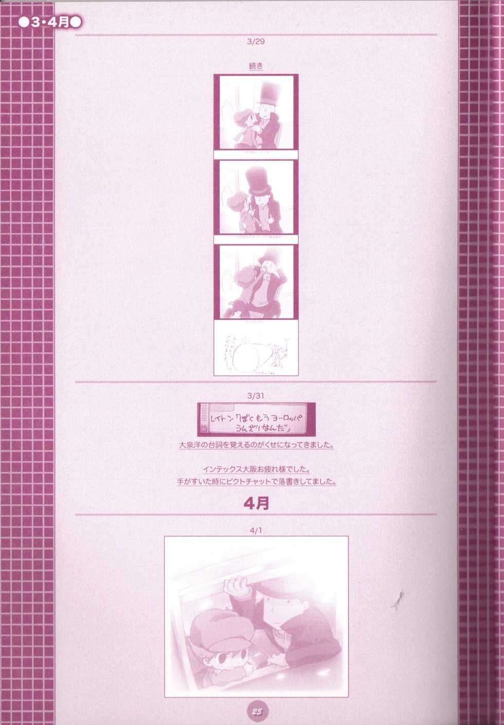 (C75) [M Kichibeya (Uchida Junta)] Yoru no Tobacchiri (Professor Layton) - Page 27