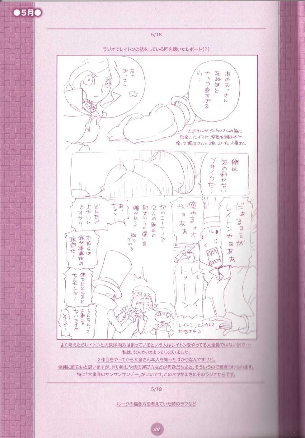 (C75) [M Kichibeya (Uchida Junta)] Yoru no Tobacchiri (Professor Layton) - Page 35