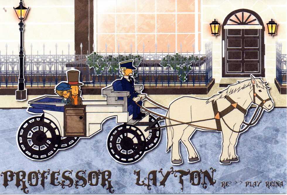 [RE>>>PLAY (Fubuki Reina)] Layton Kyoujyu to Himitsu no Hanazono (Professor Layton) - Page 3