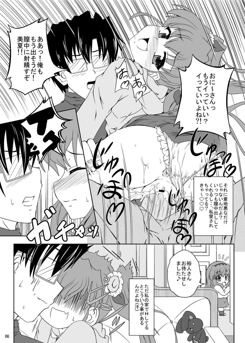 [Kame POTEL (Izuki Jirou)] Nogizaka Mika no Mitsugetsu Tear Plus (Nogizaka Haruka no Himitsu) [Digital] - Page 5
