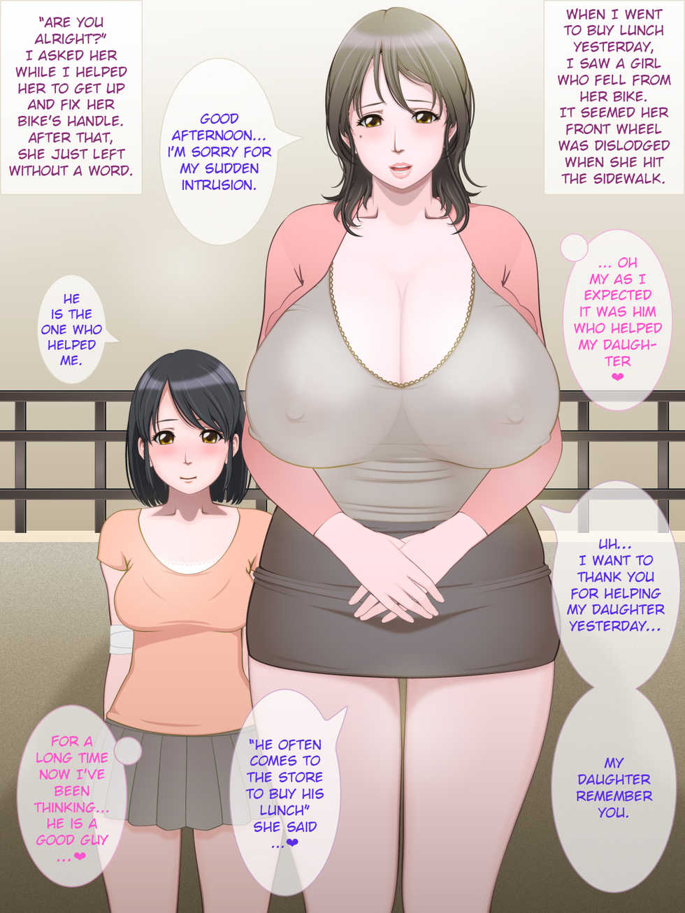 Big boobs mom manga