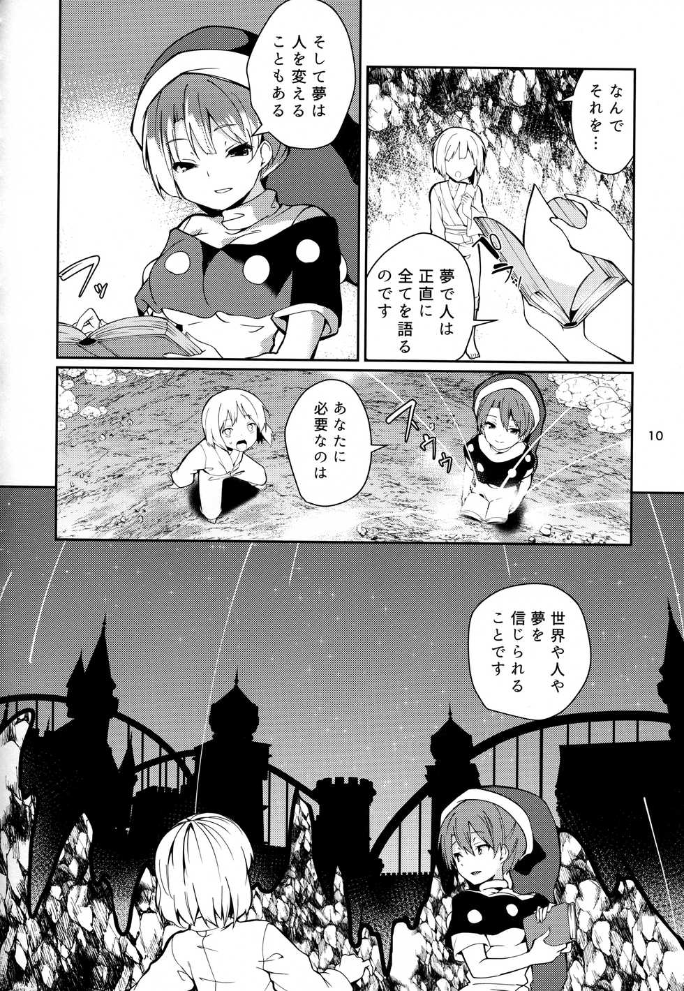 (Reitaisai 15) [Tetsu no Otoshigo (Chirorian)] Doremy-san to Boku no Tousou Yume (Touhou Project) - Page 9