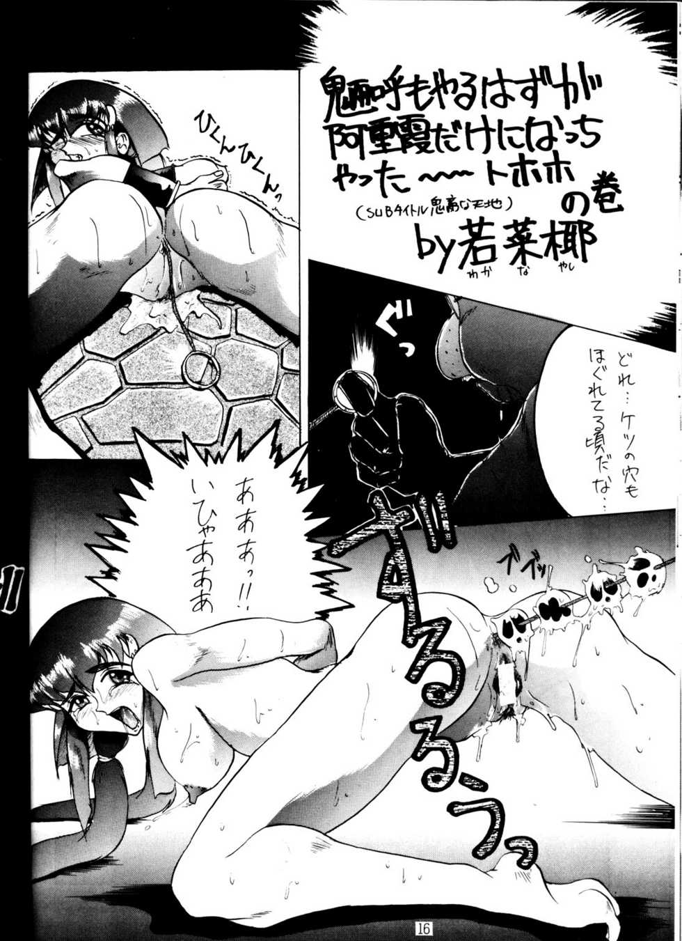 (C48) [Toluene Ittokan (Pierre Norano)] Ketsu! MegaTen Don (Tenchi Muyou!) - Page 15