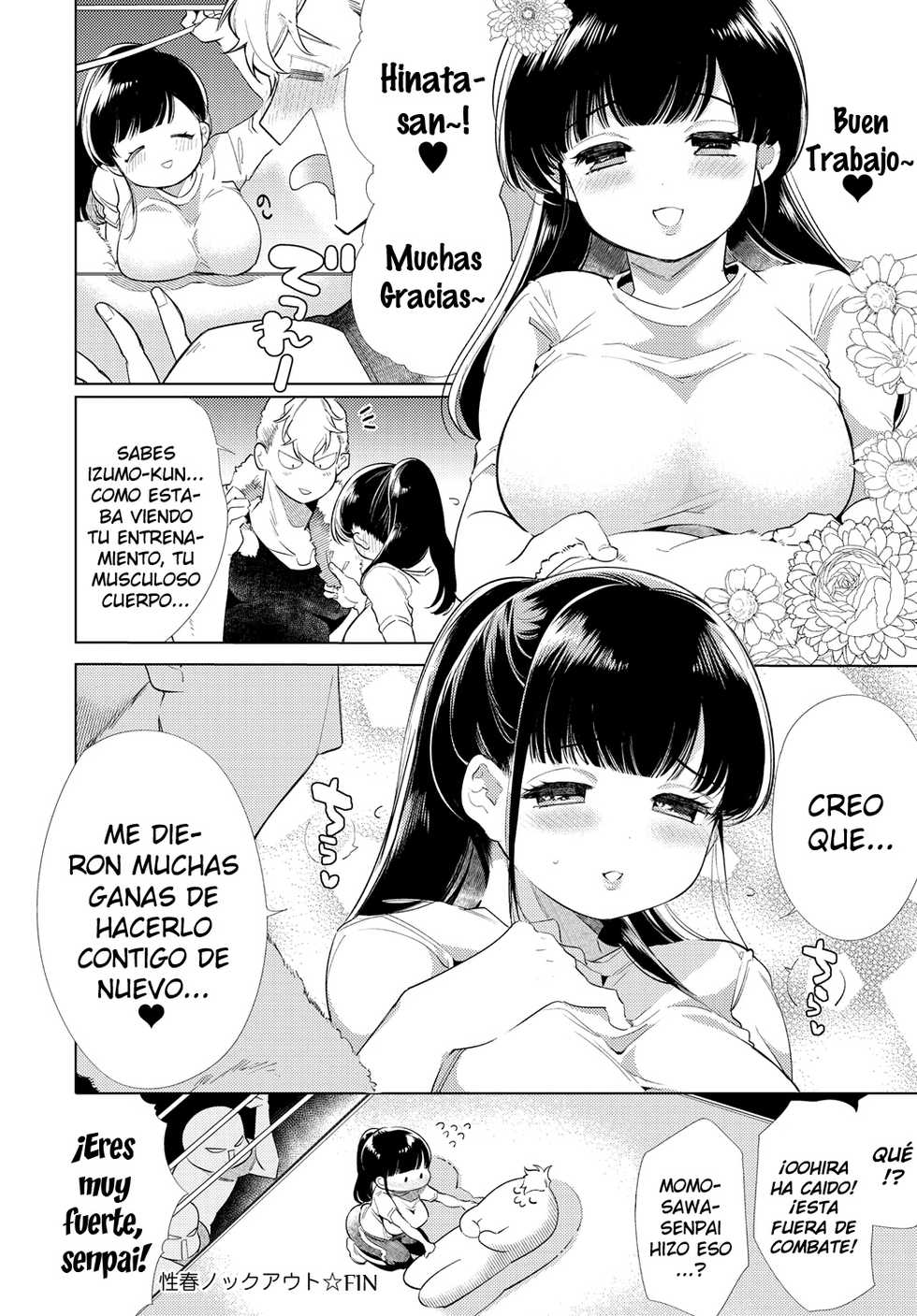[Yamamoto Tomomitsu] Seishun Knockout (COMIC Anthurium 2018-11) [Spanish] [Ghost Clown Fansub] [Digital] - Page 18