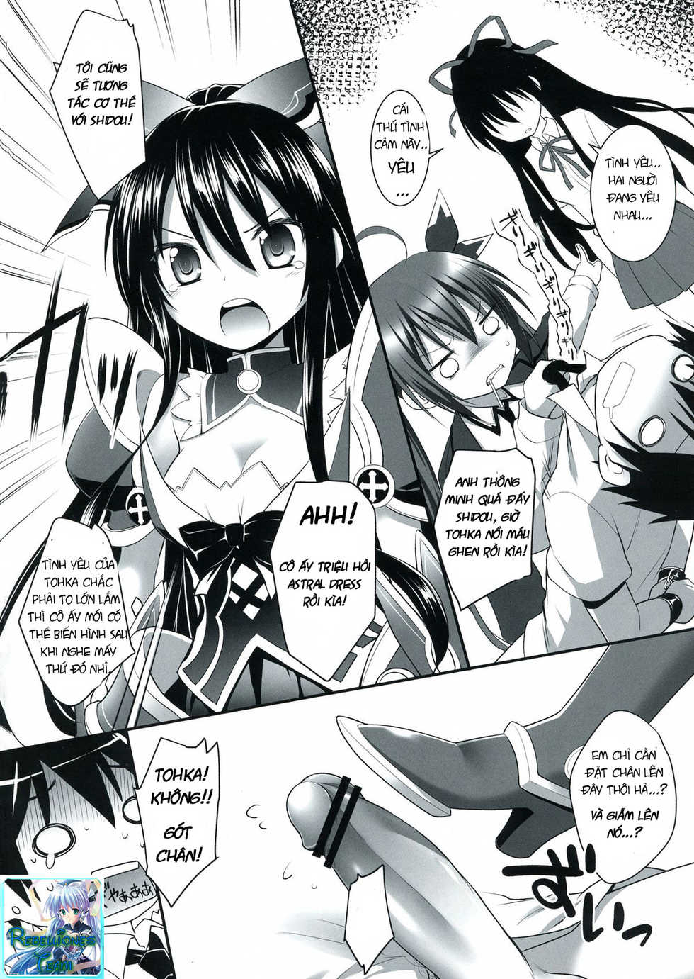 (C84) [Rotary Engine (Kannazuki Motofumi)] HIGHSCHOOL OF THE DATE (Date A Live) [Vietnamese Tiếng Việt] [Rebelliones] - Page 5