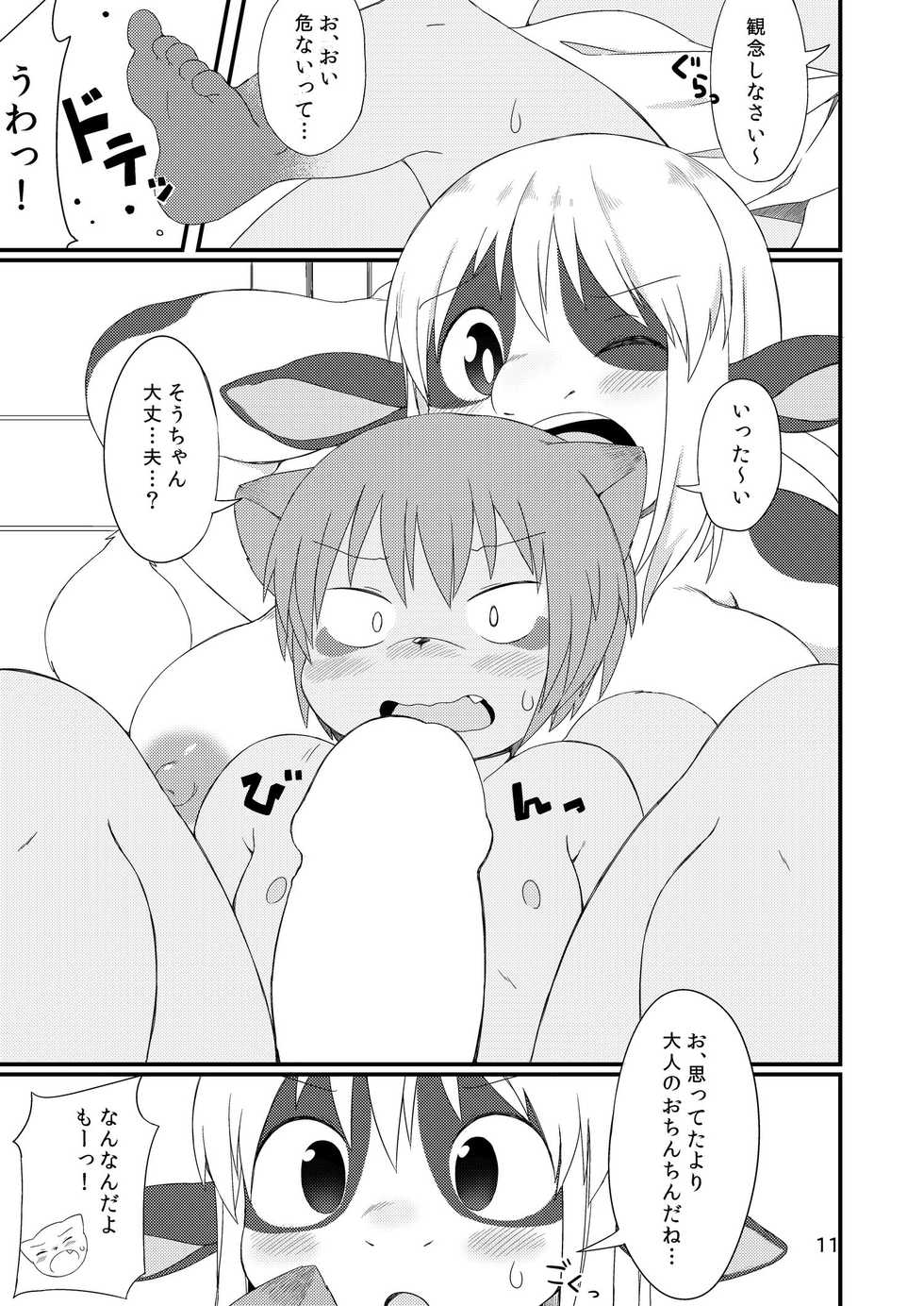 (Kansai! Kemoket 4) [Akitaka Seinikuten (Akitaka)] Manmaru Onee-chan! - Page 11