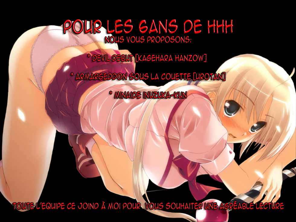 (C71) [Amazake Hatosyo-ten (Yoshu Ohepe)] Minaide Inuduka-kun (Sumomomomo Momomo) [French] [HHH] [Decensored] - Page 33