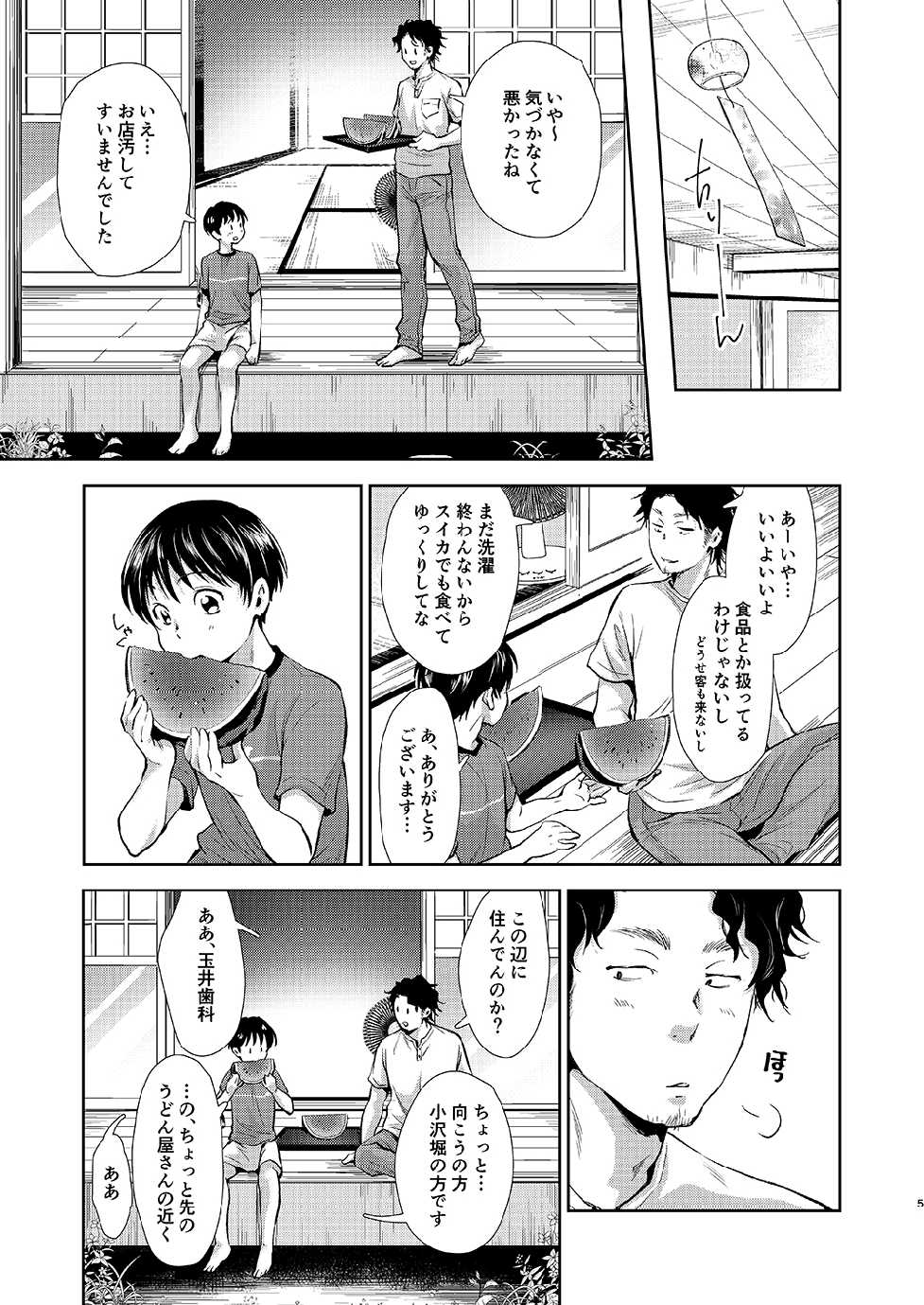 [withsoda (Kitaichi Naco)] Nagai Natsuyasumi [Digital] - Page 4