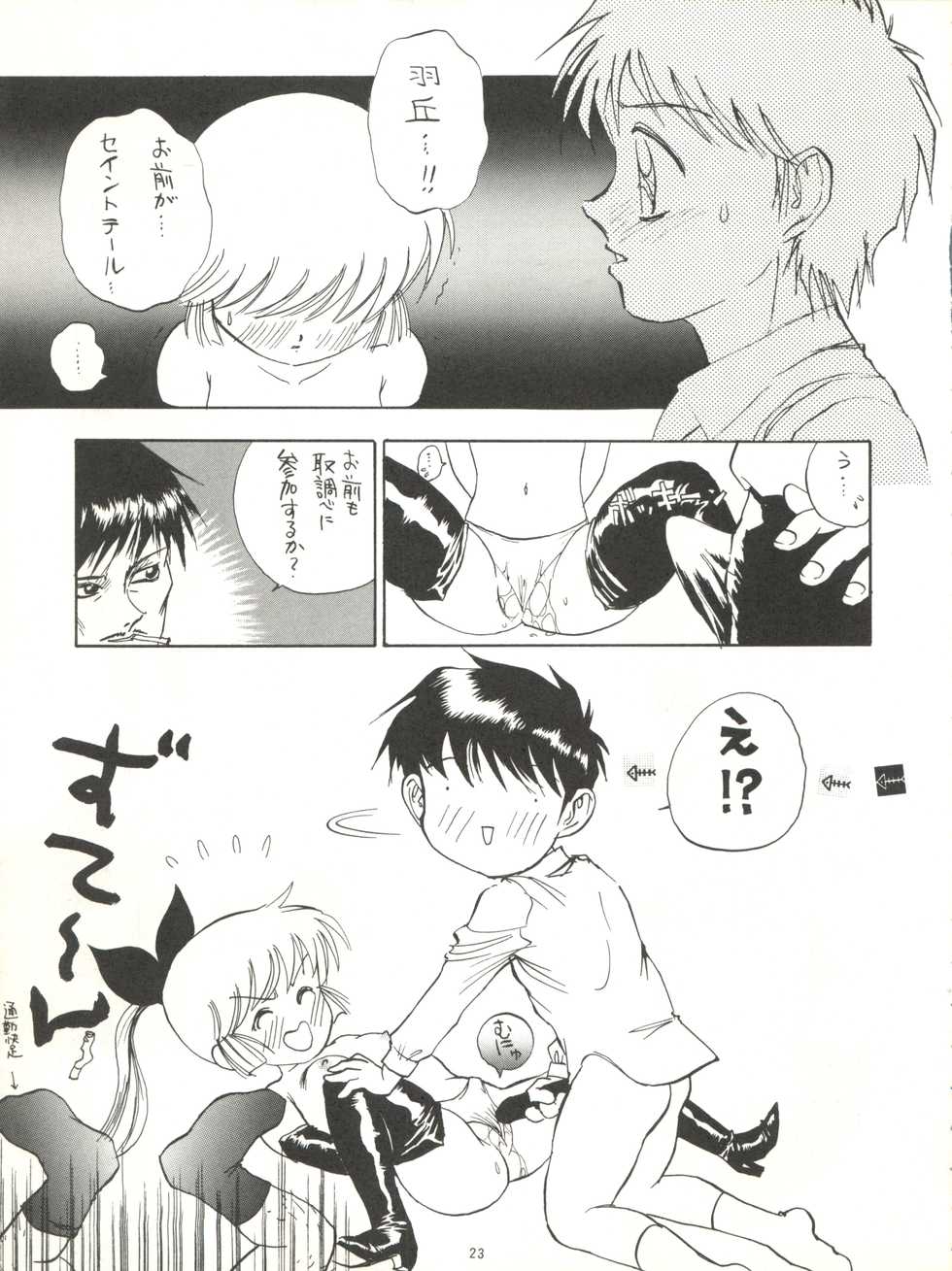 (C49) [DEROLIAN (Shark Yaminabe, Jakomaru)] DEROLIAN 5 (Kaitou Saint Tail) - Page 23