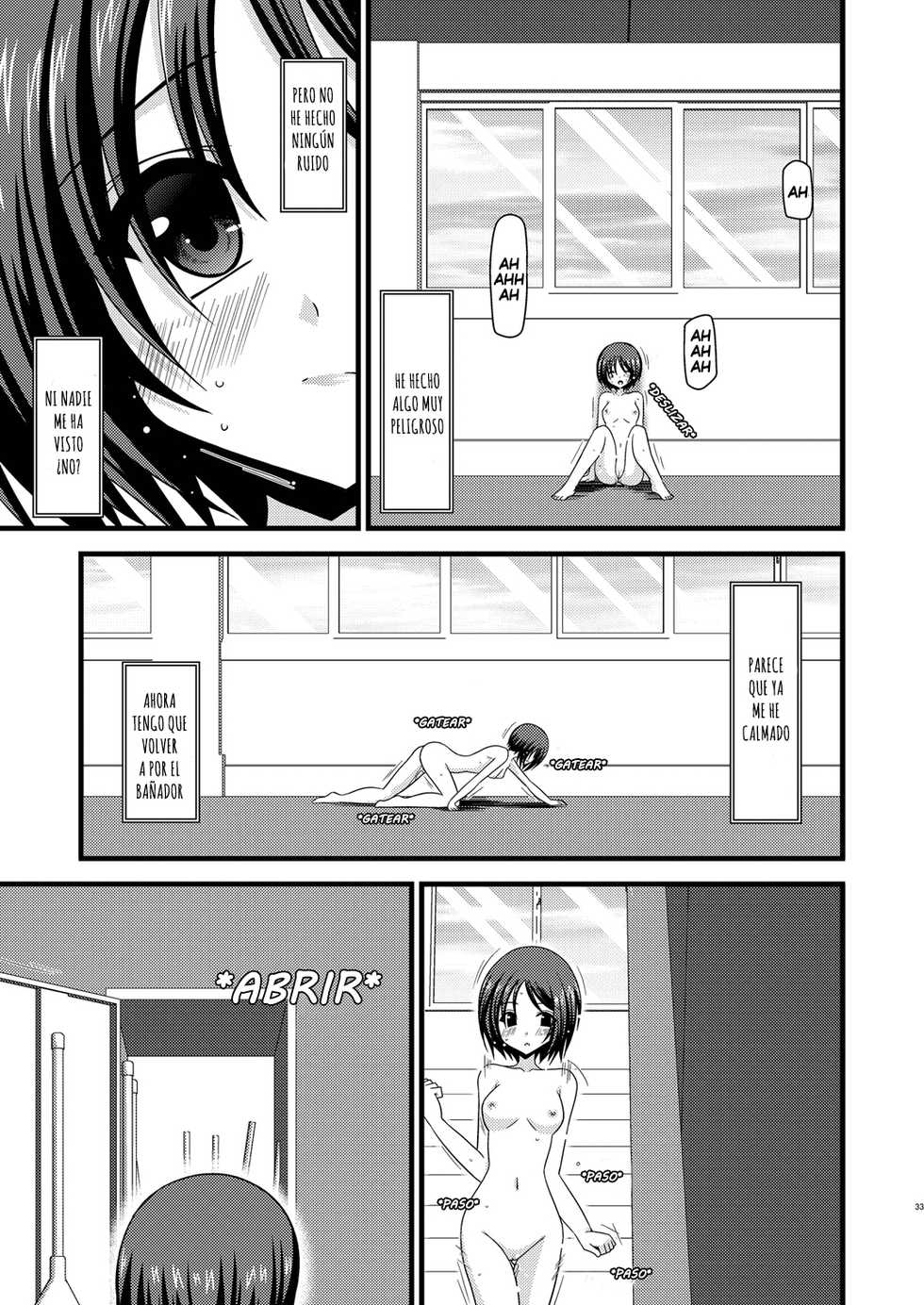 (COMIC1☆4) [valssu (Charu)] Roshutsu Shoujo Yuugi San | Exhibitionist Girl's Play 3 [Spanish] [arKram] [Decensored] - Page 31
