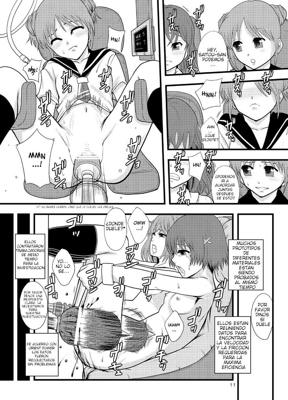 (C77) [Ringo Gakuen (Mayonnaise.)] Joseiki-nai no Piston Undou ni Yoru Masatsu Taiden wo Riyou shita Hatsuden System no Rekishi [Spanish] - Page 8