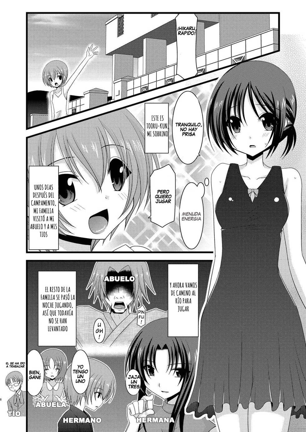 [valssu (Charu)] Roshutsu Shoujo Yuugi Go | Exhibitionist Girl's Play 5 [Spanish] [arKram] [Decensored] [Digital] - Page 7