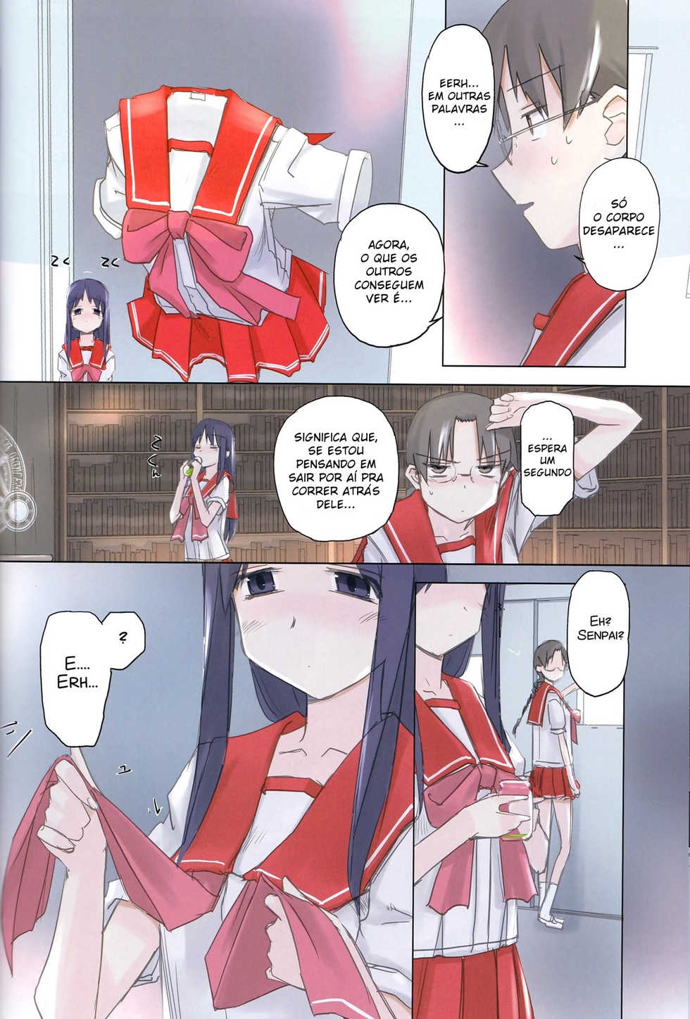 (C84) [Tear Drop (tsuina)] invisible! (To Heart) [Portuguese-BR] [Rai Staz] - Page 14